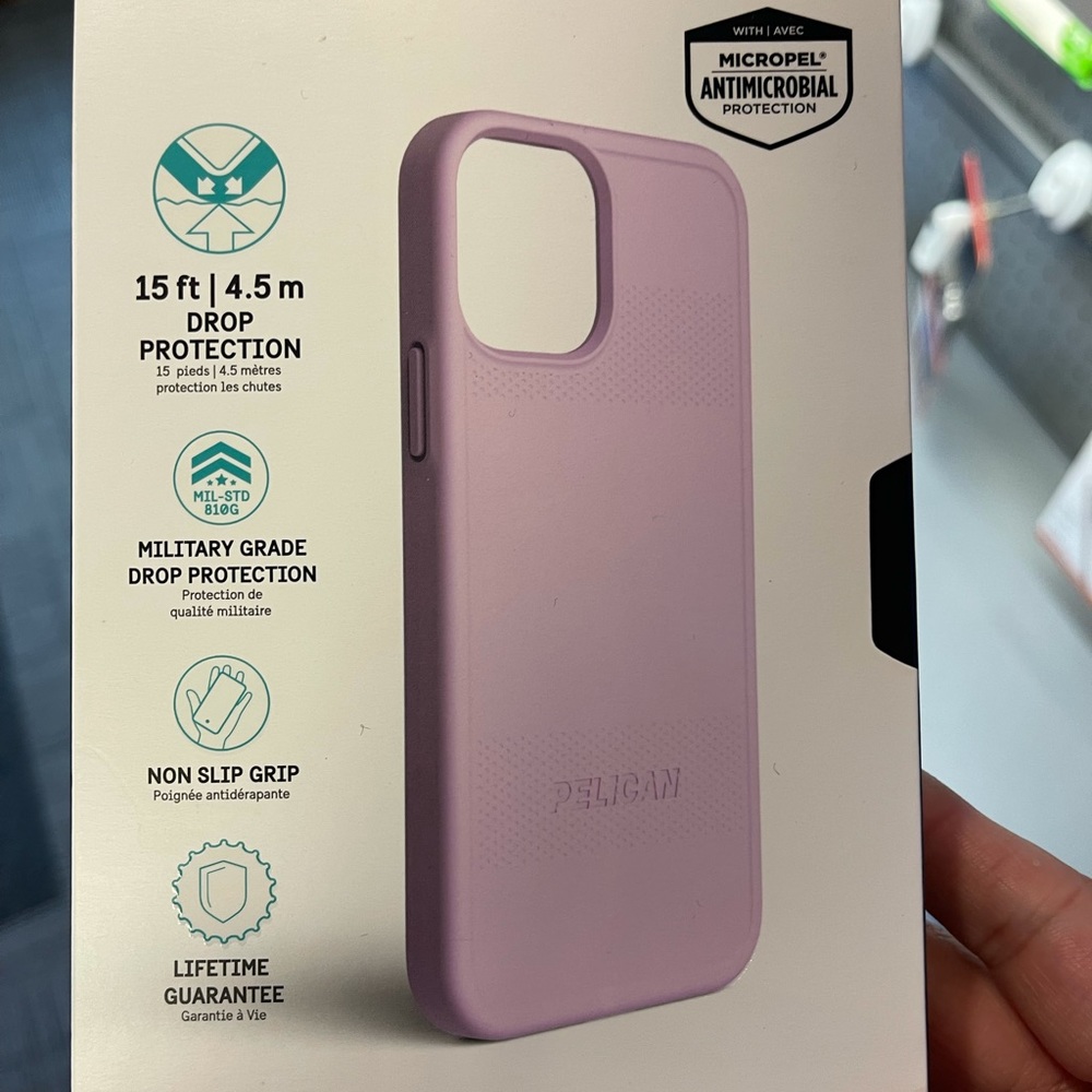 Pelican iPhone 12/12 pro purple case
